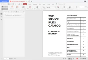 Hummer 6.5L Turbo Diesel Commercial Vehicle Service & Parts Manual 2000-2003 - PDF Download