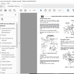 Hummer H1 Service Manual 1995-2007 - PDF Download