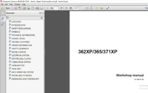 Husqvarna Chainsaw 362XP 365 371XP Service Repair Workshop Manual - PDF DOWNLOAD