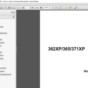 Husqvarna Chainsaw 362XP 365 371XP Service Repair Workshop Manual - PDF DOWNLOAD