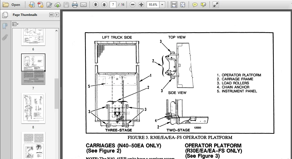 Hyster D118 R30e R30ea R30ef R30es R30f R30fa R30ff R35e Forklift Service Repair Manual Download - Image 3