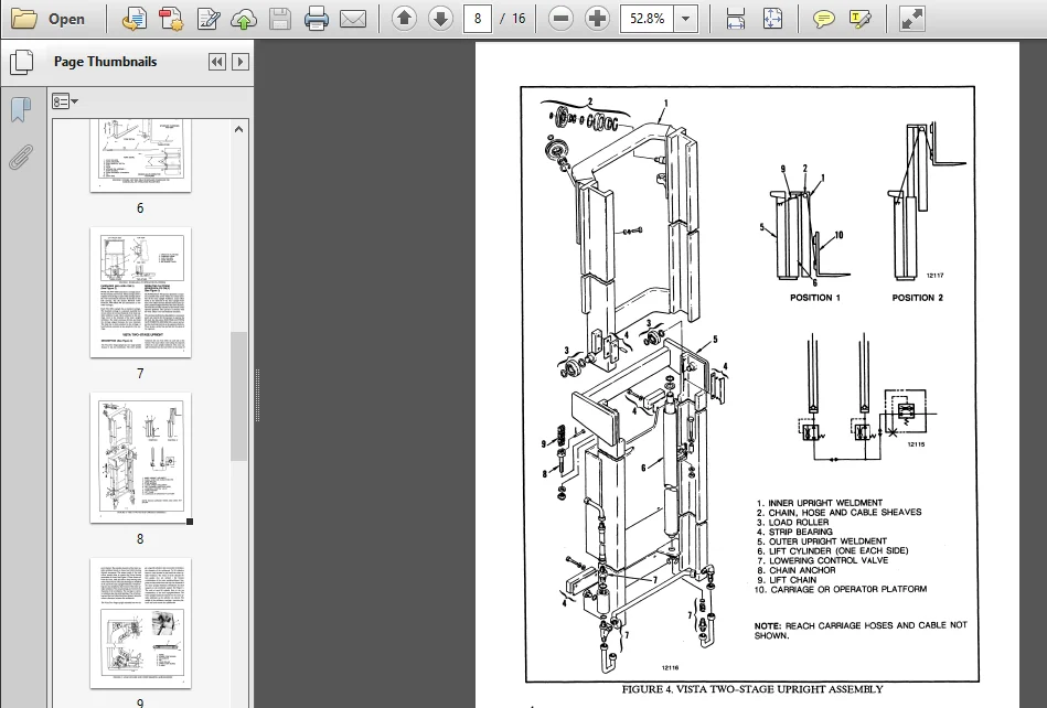 Hyster D118 R30e R30ea R30ef R30es R30f R30fa R30ff R35e Forklift Service Repair Manual Download - Image 2