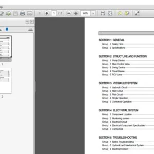 Hyundai Crawler Mini Excavator Robex 35Z-7 Service Manual - PDF DOWNLOAD