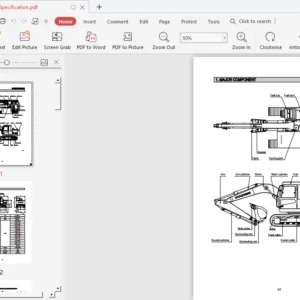 Hyundai Crawler Excavator Robex 110-7 Operating Manual - PDF DOWNLOAD