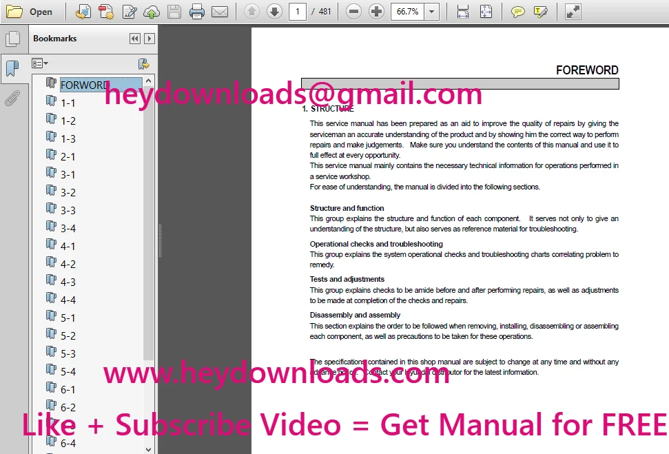 Hyundai Hl760 Wheel Loader Workshop Repair Service Manual - PDF Download - Image 2