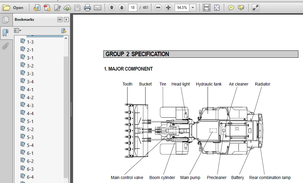 Hyundai Hl760 Wheel Loader Workshop Repair Service Manual - PDF Download - Image 3