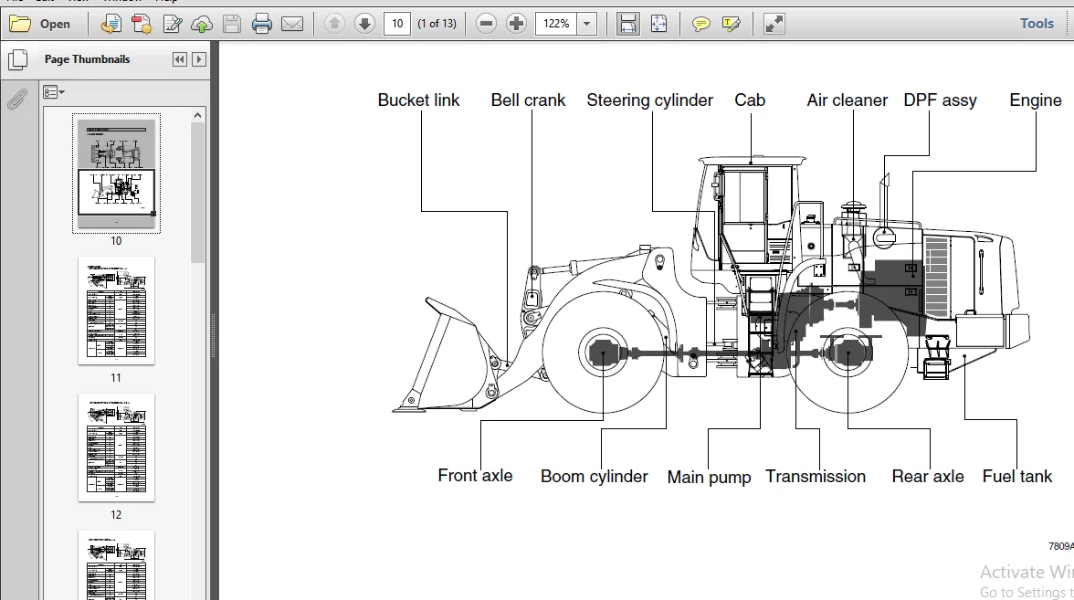 Hyundai Hl780 9a Wheel Loader Service Repair Workshop Manual - PDF Download - Image 3
