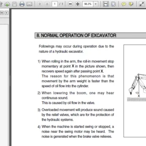 Hyundai R55 7a Crawler Excavator Operating Manual - PDF  Download