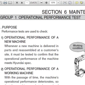 Hyundai R60cr-9a Crawler Excavator Service Repair Workshop Manual - PDF Download