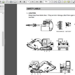 Hyundai R80-7a Crawler Excavator Operating Manual - PDF DOWNLOAD