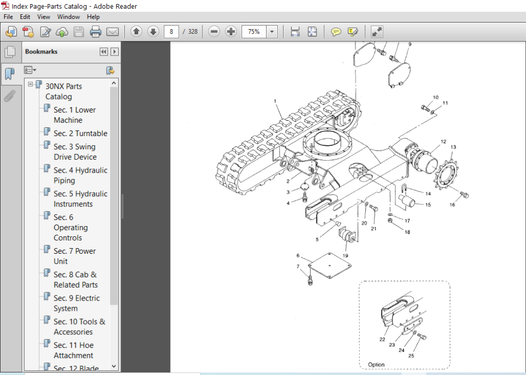 Ihi 30nx Mini Excavator Parts Manual - PDF Download - HeyDownloads