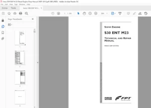 2007-2012 Iveco S30 ENT M 23 Diesel Engine Service Repair Manual - PDF Download