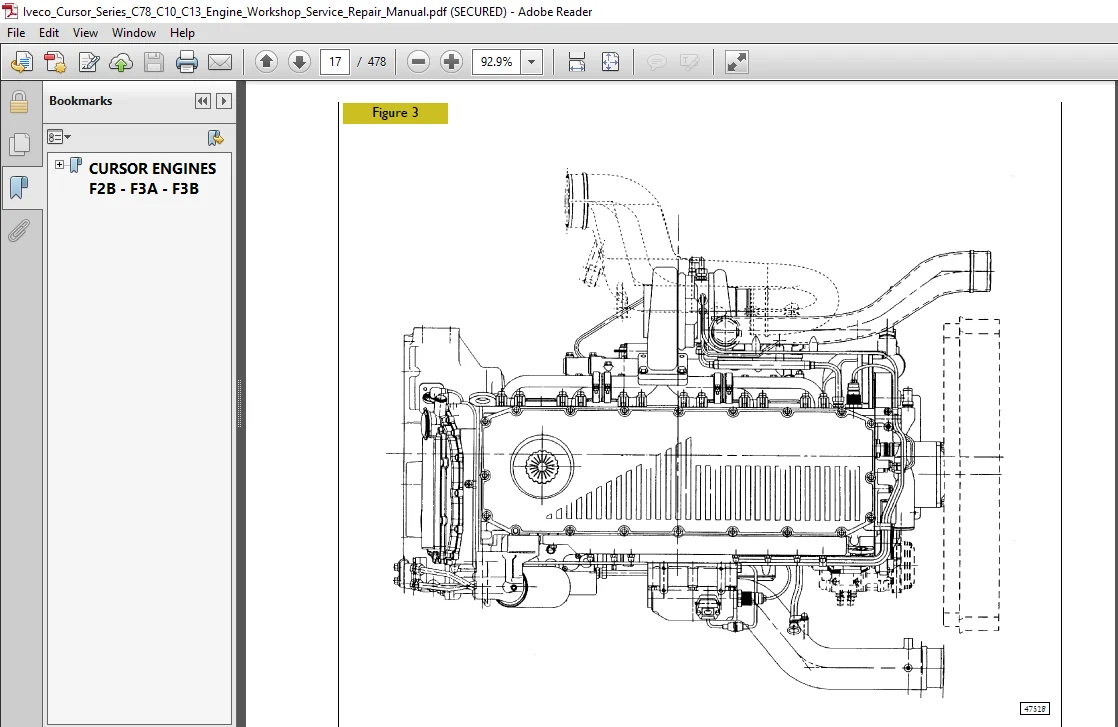Iveco Cursor Series C78 C10 C13 Engine Workshop Service Repair Manual - PDF DOWNLOAD - Image 3