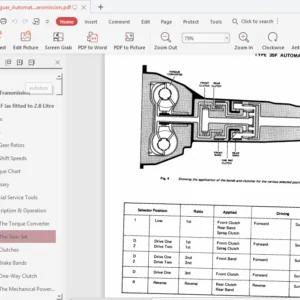 Jaguar Automatic 35f Transmission - PDF DOWNLOAD