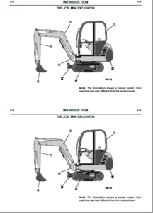 JCB 8013 8015 8017 8018 Operator's HandBook - PDF Download
