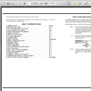 Jeep Cherokee 1981 - 1986 Parts Manual - PDF DOWNLOAD