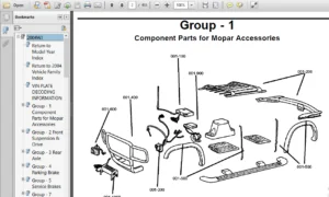 Jeep Grand Cherokee 2004 Wj Parts Catalog Manual - PDF DOWNLOAD