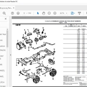 Jeep XJ YJ CJ SJ Part Catalog Manual 1981-1986 - PDF DOWNLOAD
