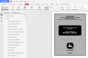 John Deere Gator Model Cs Cx Light Duty Utility Vehicle Service Manual - PDF Download