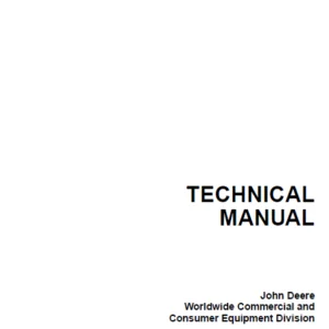 John Deere Sabre Yard & Graden Tractors Technical Manual TM1769 - PDF Download