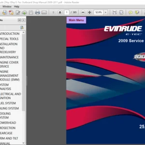 2009-2011 Johnson Evinrude 25hp 30hp E-Tec Outboard Service Repair Manual - PDF Download