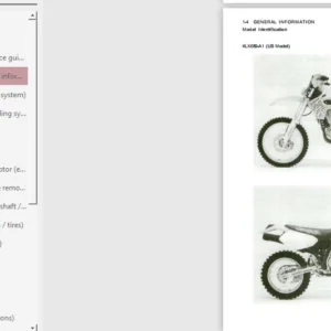 Kawasaki Klx650r 1993-2007 Full Service Repair Manual - PDF Download