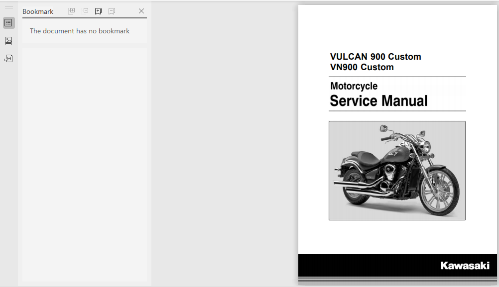 Kawasaki Vn900 Custom 2007-2015 Repair Service Manual PDF Download - - Manual Downloads