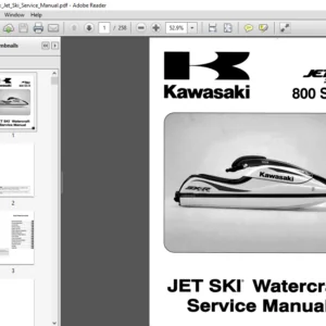 Kawasaki 800sx Jet Ski Service Manual - PDF DOWNLOAD
