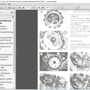 Kawasaki Kx500 1983-2004 Workshop Service Repair Manual - PDF Download