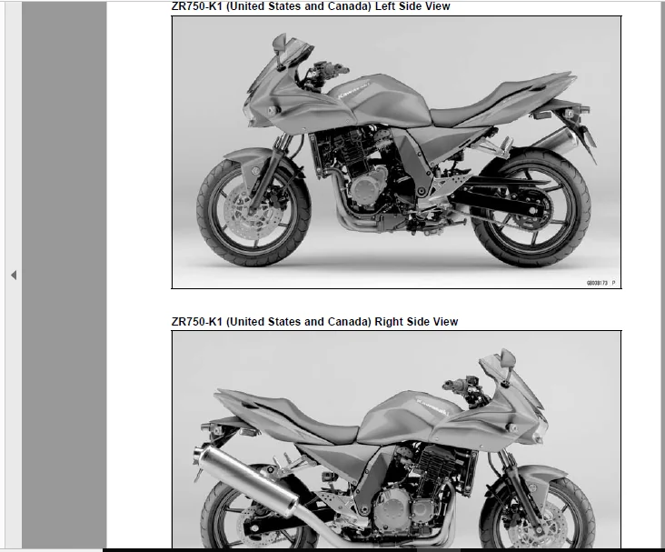 Kawasaki Z750s 2005 - 2006 Workshop Repair Service Manual - PDF DOWNLOAD - Image 2