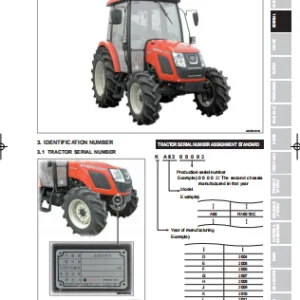 Kioti Daedong RX6010C RX6010PC Tractor Service Manual - PDF Download