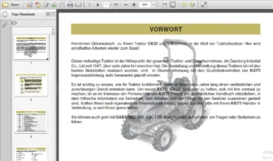 Kioti Daedong Ck22 Tractor Operator Manual Instant Download