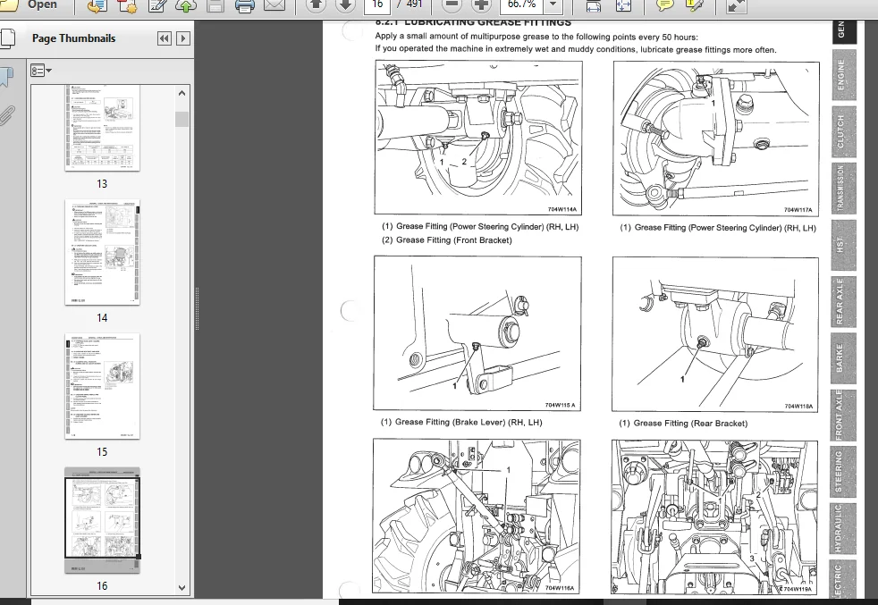 Kioti Daedong CK25 CK27 CK30 CK35 Tractor Supplement Factory Service Repair Manual - Image 4