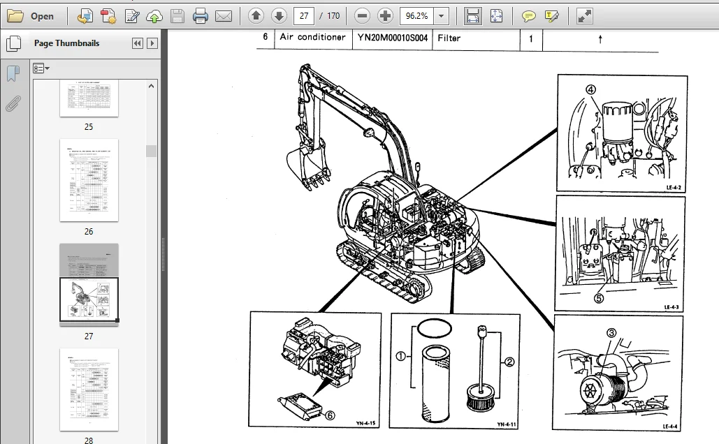 Kobelco Mark v Sk60v Sk100v Sk120v Sk120lcv Sk200v Sk200lcv Sk220v Sk220lcv Hydraulic Excavator Serviceman Handbook - PDF DOWNLOAD - Image 4