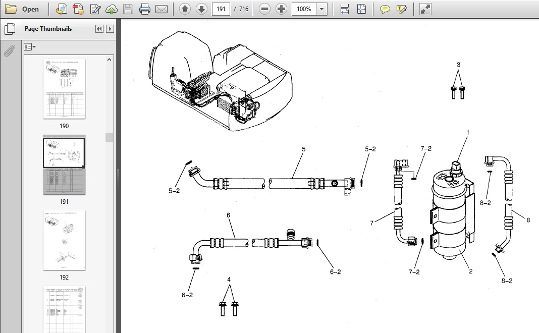 Kobelco Sk250 Sk250lc Sk250nlc Hydraulic Excavator Parts Manual - PDF Download - Image 4