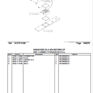 Komatsu Wa100-5 Wheel Loader Parts Catalogue Manual - PDF Download