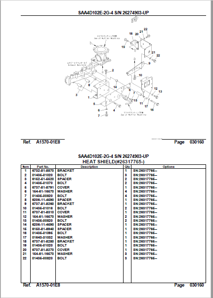 Komatsu Wa100-5 Wheel Loader Parts Catalogue Manual - PDF Download