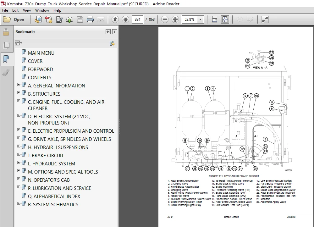 Komatsu 730e Dump Truck Workshop Service Repair Manual - PDF DOWNLOAD - Image 2
