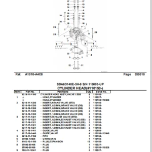 Komatsu D275a 5 Bulldozer Parts Catalogue Manual - PDF Download