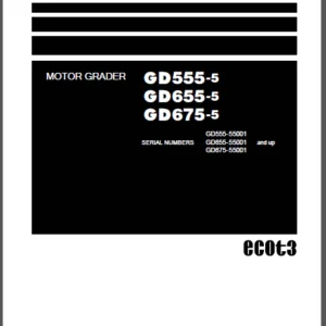 Komatsu Gd655-5 Service Repair Manual - PDF Download