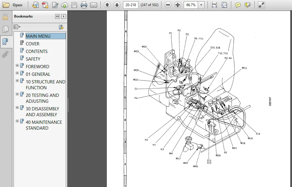 Komatsu Pc60-7 Hydraulic Excavator Service Shop Repair Manual (SN 45001 Thru 52373) - PDF DOWNLOAD - Image 4