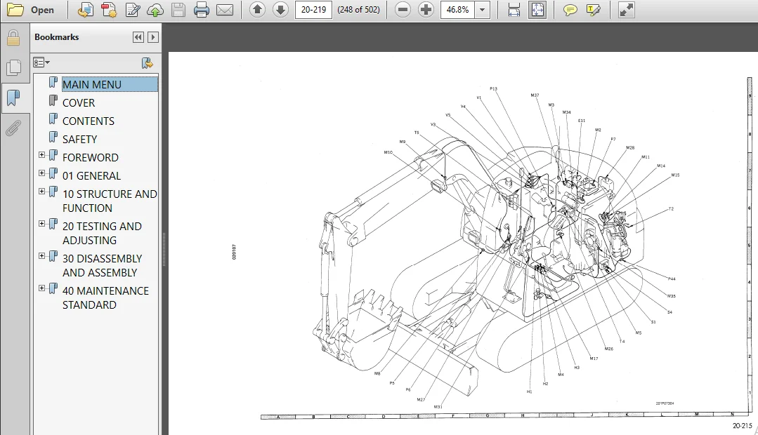 Komatsu Pc60-7 Hydraulic Excavator Service Shop Repair Manual (SN 45001 Thru 52373) - PDF DOWNLOAD - Image 2