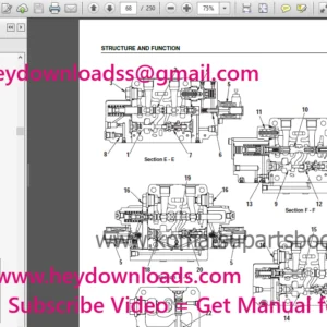 Komatsu Skid Steer Loader Sk714 Sk815 Workshop Repair Service Manual - PDF Download