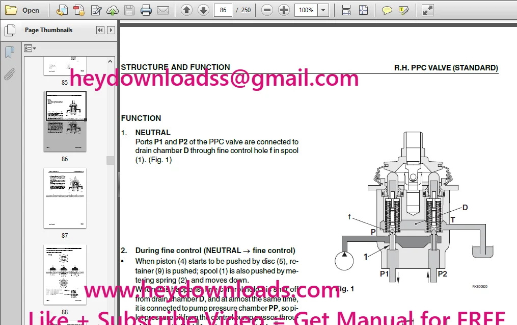 Komatsu Skid Steer Loader Sk714 Sk815 Workshop Repair Service Manual - PDF Download - Image 3