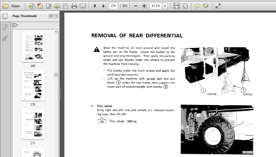Komatsu Wa500-1 Wheel Loader Service Repair Manual Download SN 10001 And Up - Image 3