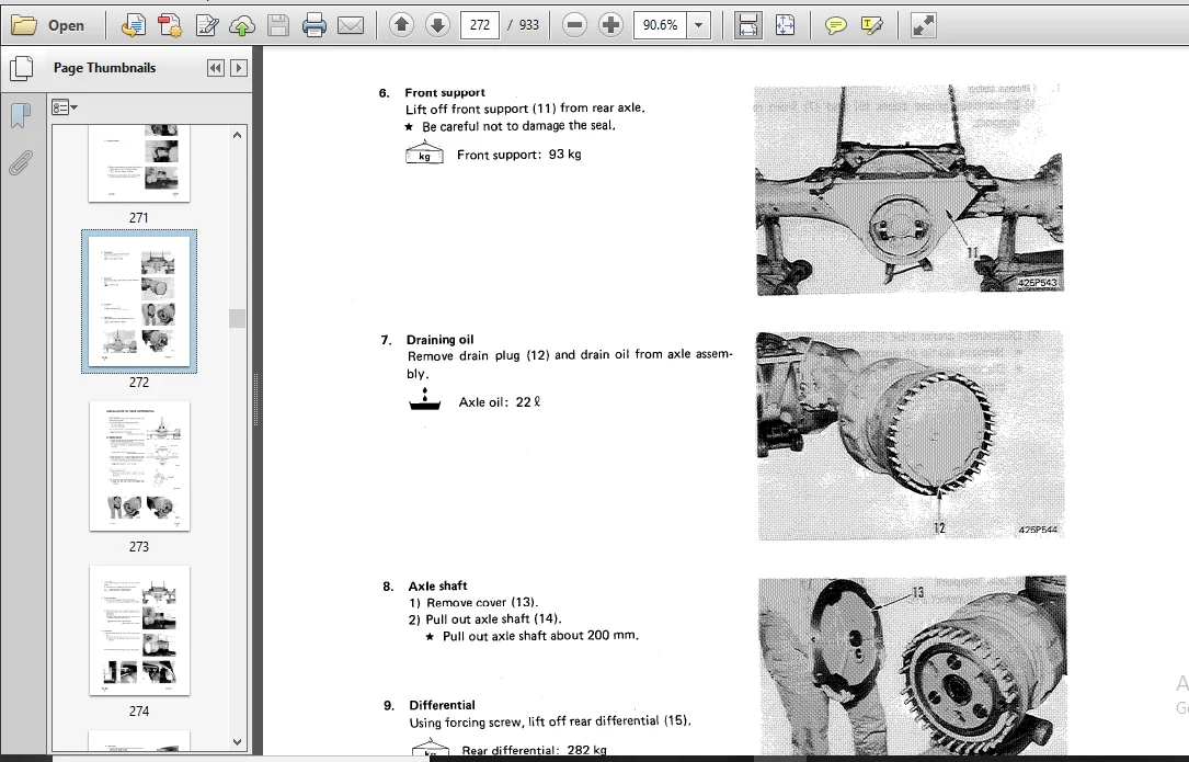 Komatsu Wa500-1 Wheel Loader Service Repair Manual Download SN 10001 And Up - Image 4