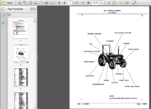 Kubota Tractor L Series Parts Catalogue Manual List - PDF Download