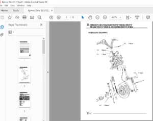 Kymco Dink 50 Workshop Service Repair Manual - PDF Download