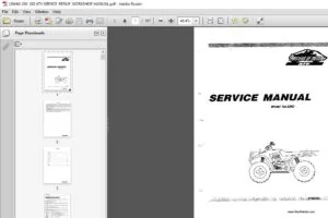 Linhai 260 300 ATV Workshop Service Repair Manual - PDF DOWNLOAD