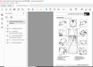 Land Rover Discovery Service Repair Manual 1995-1998 - PDF Download